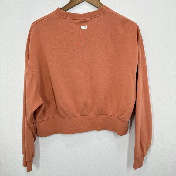 Nike‎ Women's Size XS Femme Crew Jumper Terra Blush Pink Tan Loungewear Active - Picture 7 of 8